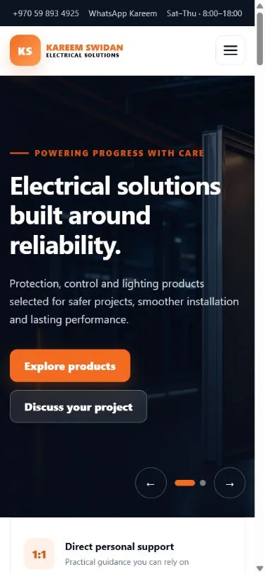 Responsive mobile experience