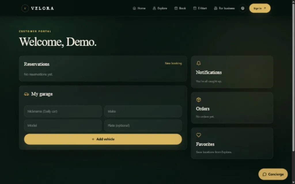 Customer portal