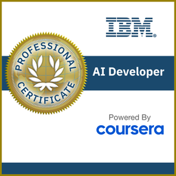 IBM AI Developer Professional Certificate badge